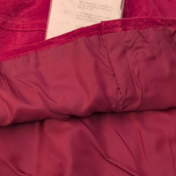 Guess Jeans Toddler Girl Vintage Hot‎ Pink Leather Skirt NWT Size 4T - Picture 7 of 7